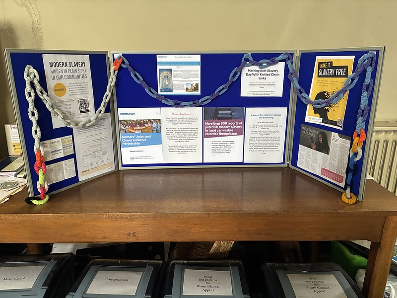 anti slavery display